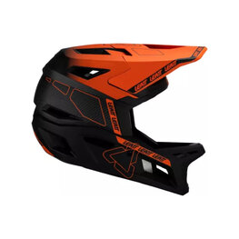 LEATT Kask kolarski - MTB GRAVITY 6.0 CARBON - czerwony/czarny