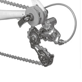 SUPER B uchwyt - CHAIN KEEPER TOOL TB-CH10 - pomarańczowy/czarny