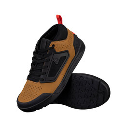 LEATT Buty rowerowe - FLAT 3.0 - brązowy/czarny