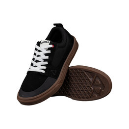 LEATT Buty rowerowe - FLAT 1.0 - czarny/brązowy