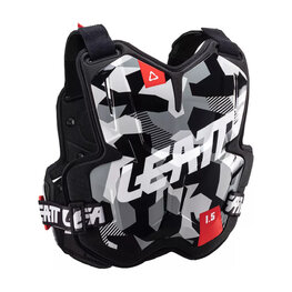 LEATT ochraniacz pleców i klatki piersiowej - CHEST PROTECTOR 1.5 TORQUE - czarny/biały/czerwony