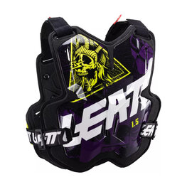LEATT ochraniacz pleców i klatki piersiowej - CHEST PROTECTOR 1.5 TORQUE - czarny/żółty/biały