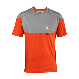 LEATT Koszulka kolarska z krótkim rękawem - MTB ALLMOUNTAIN 3.0 - czerwony/szary