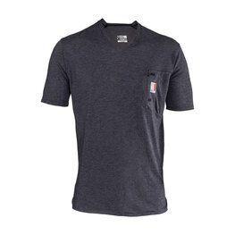 LEATT Koszulka kolarska z krótkim rękawem - MTB ALLMOUNTAIN 2.0 - czarny