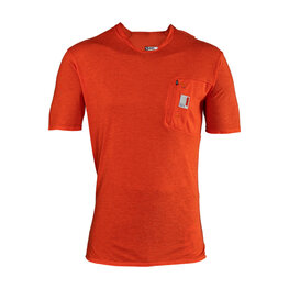 LEATT Koszulka kolarska z krótkim rękawem - MTB ALLMOUNTAIN 2.0 - czerwony