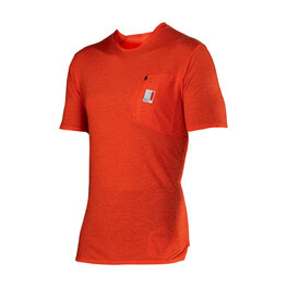 LEATT Koszulka kolarska z krótkim rękawem - MTB ALLMOUNTAIN 2.0 - czerwony