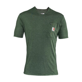 LEATT Koszulka kolarska z krótkim rękawem - MTB ALLMOUNTAIN 2.0 - zielony