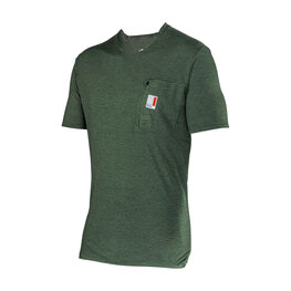 LEATT Koszulka kolarska z krótkim rękawem - MTB ALLMOUNTAIN 2.0 - zielony