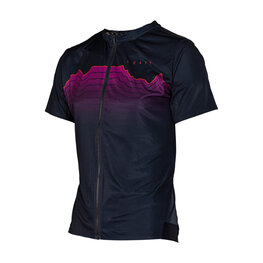 LEATT Koszulka kolarska z krótkim rękawem - MTB TRAIL 3.0 - czarny