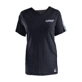 LEATT Koszulka kolarska z krótkim rękawem - MTB ALLMOUNTAIN 2.0 W - czarny