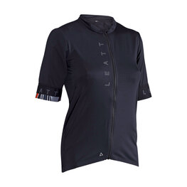 LEATT Koszulka kolarska z krótkim rękawem - MTB ENDURANCE 5.0 W - czarny