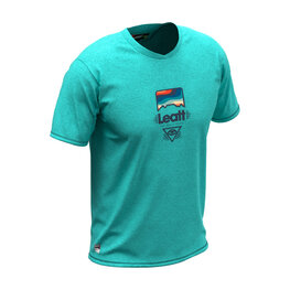 LEATT Koszulka kolarska z krótkim rękawem - MTB ALLMOUNTAIN 2.0 JUNIOR - zielony