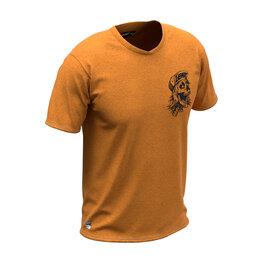 LEATT Koszulka kolarska z krótkim rękawem - MTB ALLMOUNTAIN 2.0 JUNIOR - brązowy