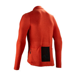 LEATT Letnia koszulka kolarska z długim rękawem - MTB ENDURANCE 4.0 - czerwony