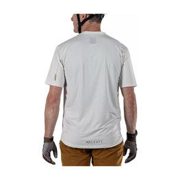 LEATT Koszulka kolarska z krótkim rękawem - MTB TRAIL 1.0 X-FLOW - szary