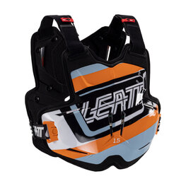 LEATT ochraniacz pleców i klatki piersiowej - CHEST PROTECTOR TORQUE 1.5 - czarny/pomarańczowy