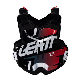 LEATT ochraniacz pleców i klatki piersiowej - CHEST PROTECTOR TORQUE 1.5 - czarny/czerwony