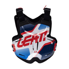 LEATT ochraniacz pleców i klatki piersiowej - CHEST PROTECTOR TORQUE 1.5 - czarny/niebieski