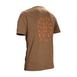 LEATT Kolarska koszulka z krótkim rękawem - CORE - brązowy