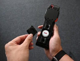 TRELOCK zapięcie rowerowe - TRIGO FS 380/85 + HOLDER X-PRESS - czarny