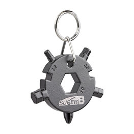 SUPER B brelok - KEYCHAIN TB-FD08 - szary