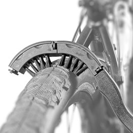 SUPER B szczotka do czyszczenia - CLEANING BRUSH TB-1718 - szary