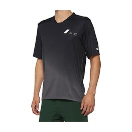 100% SPEEDLAB Koszulka kolarska z krótkim rękawem - CELIUM - czarny/szary