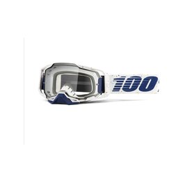 100% SPEEDLAB Okulary kolarskie - ARMEGA - biały/niebieski