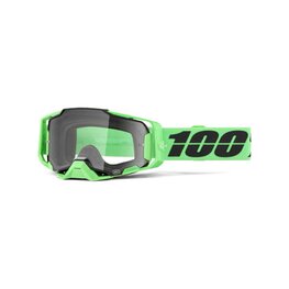100% SPEEDLAB Okulary kolarskie - ARMEGA - zielony/czarny