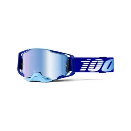100% SPEEDLAB Okulary kolarskie - ARMEGA - niebieski/biały