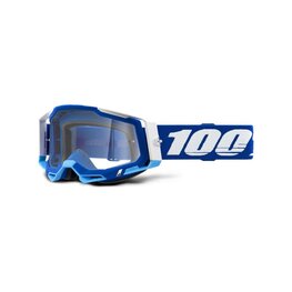 100% SPEEDLAB Okulary kolarskie - RACECRAFT 2 - biały/niebieski