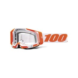 100% SPEEDLAB Okulary kolarskie - RACECRAFT 2 - pomarańczowy/biały