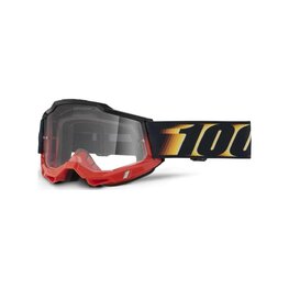 100% SPEEDLAB Okulary kolarskie - ACCURI 2 - żółty/czarny/czerwony