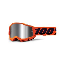 100% SPEEDLAB Okulary kolarskie - ACCURI 2 - pomarańczowy/czarny/srebrny