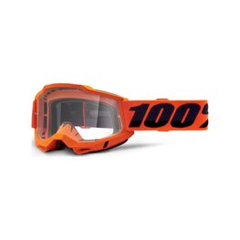 100% SPEEDLAB Okulary kolarskie - ACCURI 2 OTG - pomarańczowy/czarny