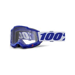 100% SPEEDLAB Okulary kolarskie - ACCURI 2 OTG - niebieski/biały