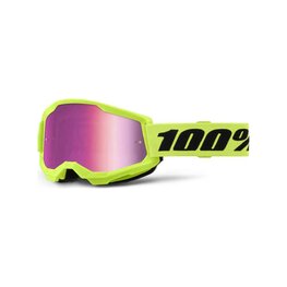 100% SPEEDLAB Okulary kolarskie - STRATA 2 - żółty/czarny/różowy
