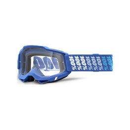 100% SPEEDLAB Okulary kolarskie - ACCURI 2 - niebieski/biały