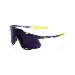 100% SPEEDLAB Okulary kolarskie - HYPERCRAFT XS - fioletowy/żółty