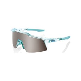 100% SPEEDLAB Okulary kolarskie - SPEEDCRAFT SL - jasnozielony/srebrny