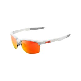 100% SPEEDLAB Okulary kolarskie - SPORTCOUPE - biały/czerwony