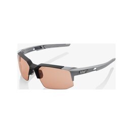 100% SPEEDLAB Okulary kolarskie - SPEEDCOUPE - szary/pomarańczowy
