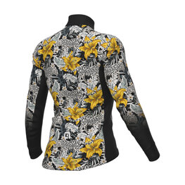 ALÉ Zimowa koszulka kolarska z długim rękawem - HIBISCUS PR-R - kolorowy