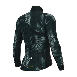ALÉ Zimowa koszulka kolarska z długim rękawem - WILD PR-E - zielony