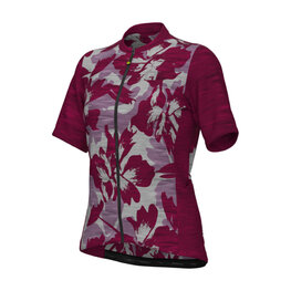 ALÉ Koszulka kolarska z krótkim rękawem - OFF ROAD - GRAVEL SUNRISE - czerwony