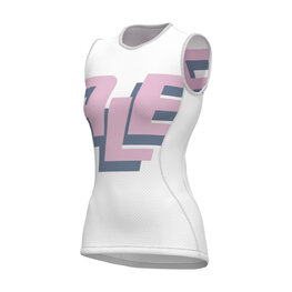 ALÉ Kolarska koszulka z krótkim rękawem - INTIMO MULTIVERSO - biały