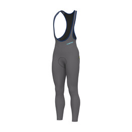 ALÉ Długie spodnie kolarskie z szelkami - KLIMATIK K-ATMO - jasnoniebieski