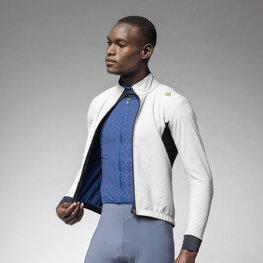 ALÉ Kolarska ocieplana kurtka - KLIMATIK K-DOUBLE - biały