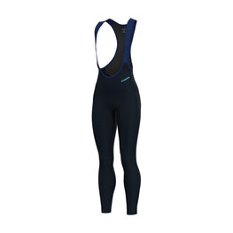 ALÉ Długie spodnie kolarskie z szelkami - KLIMATIK K-TOUR - niebieski