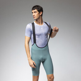 ALÉ Krótkie spodnie kolarskie z szelkami - GRAVEL-PRO OFF ROAD - - zielony